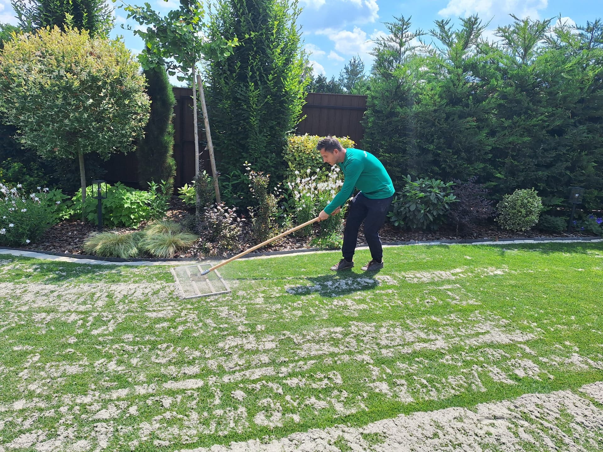 Homokszórás munkafolyamat - eldolgozás